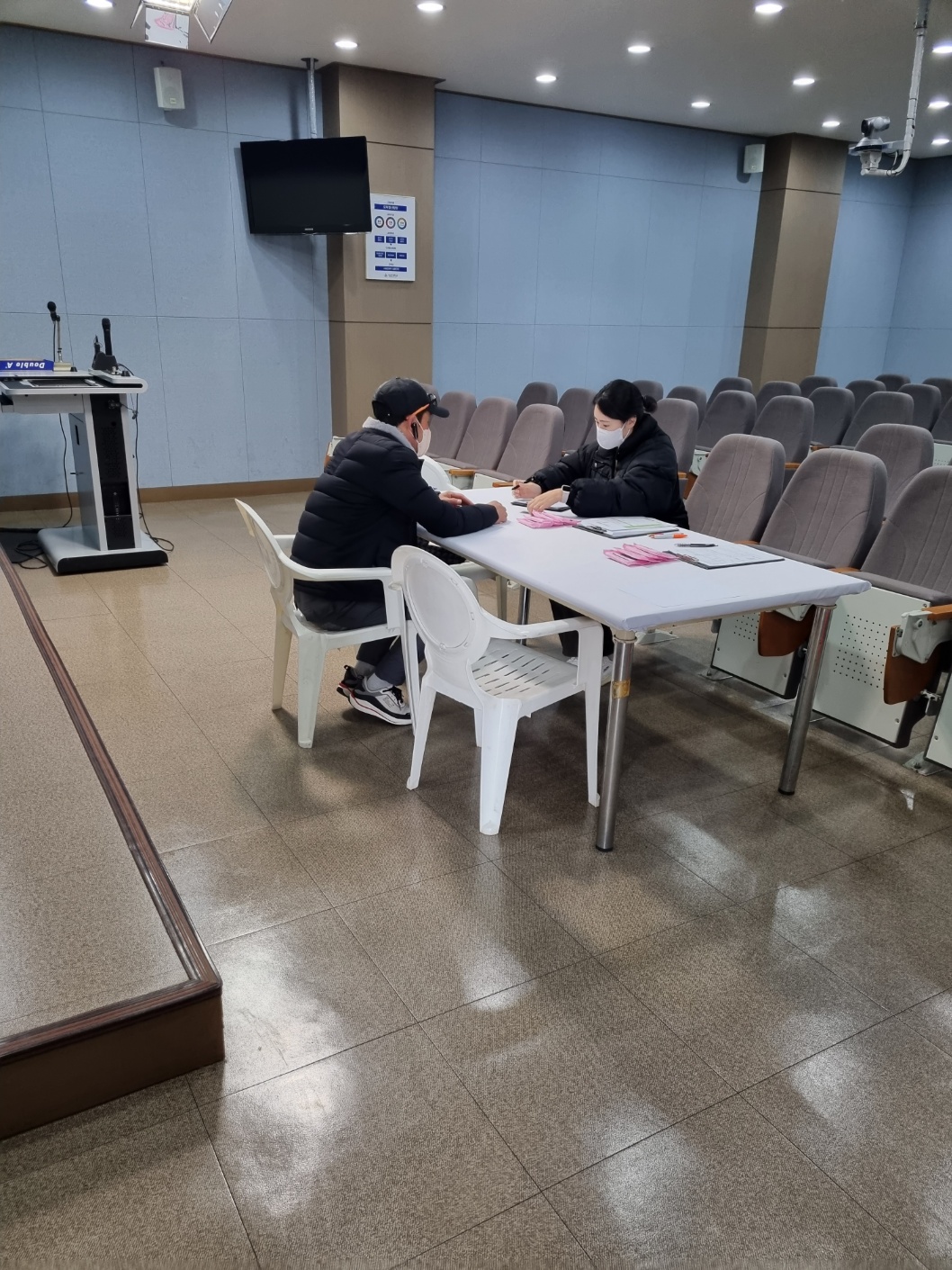 찾아가는 구직상담(경비원 교육 이수대상) 첨부 이미지