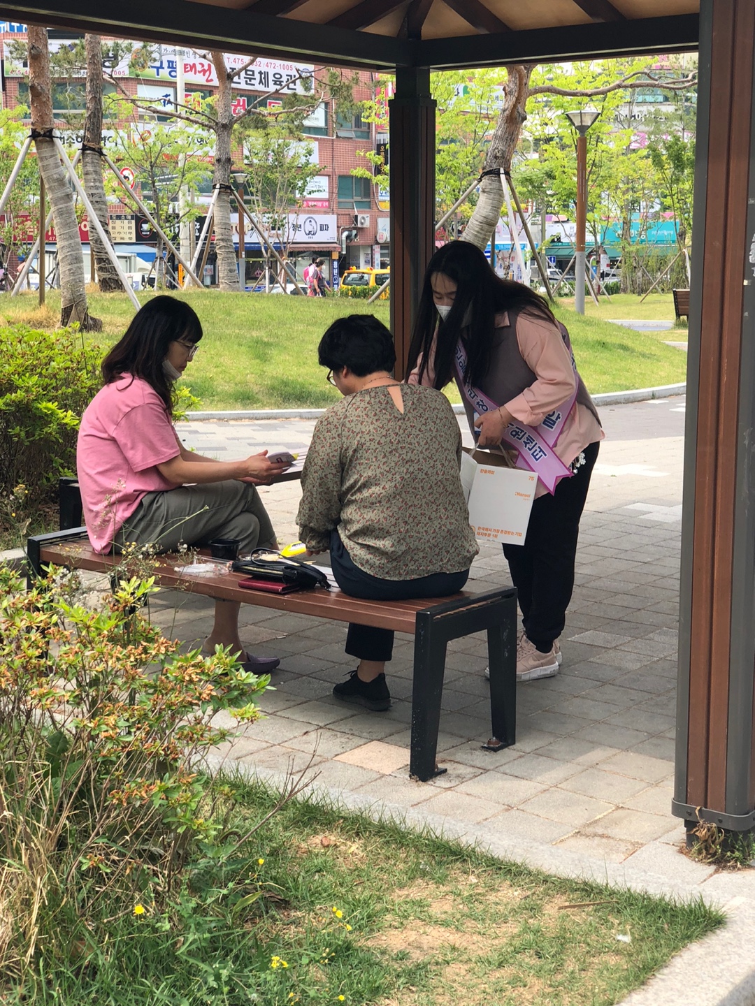 구평목요장 센터 홍보 활동 첨부 이미지