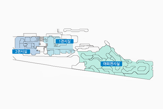 전시실 안내도 입니다.