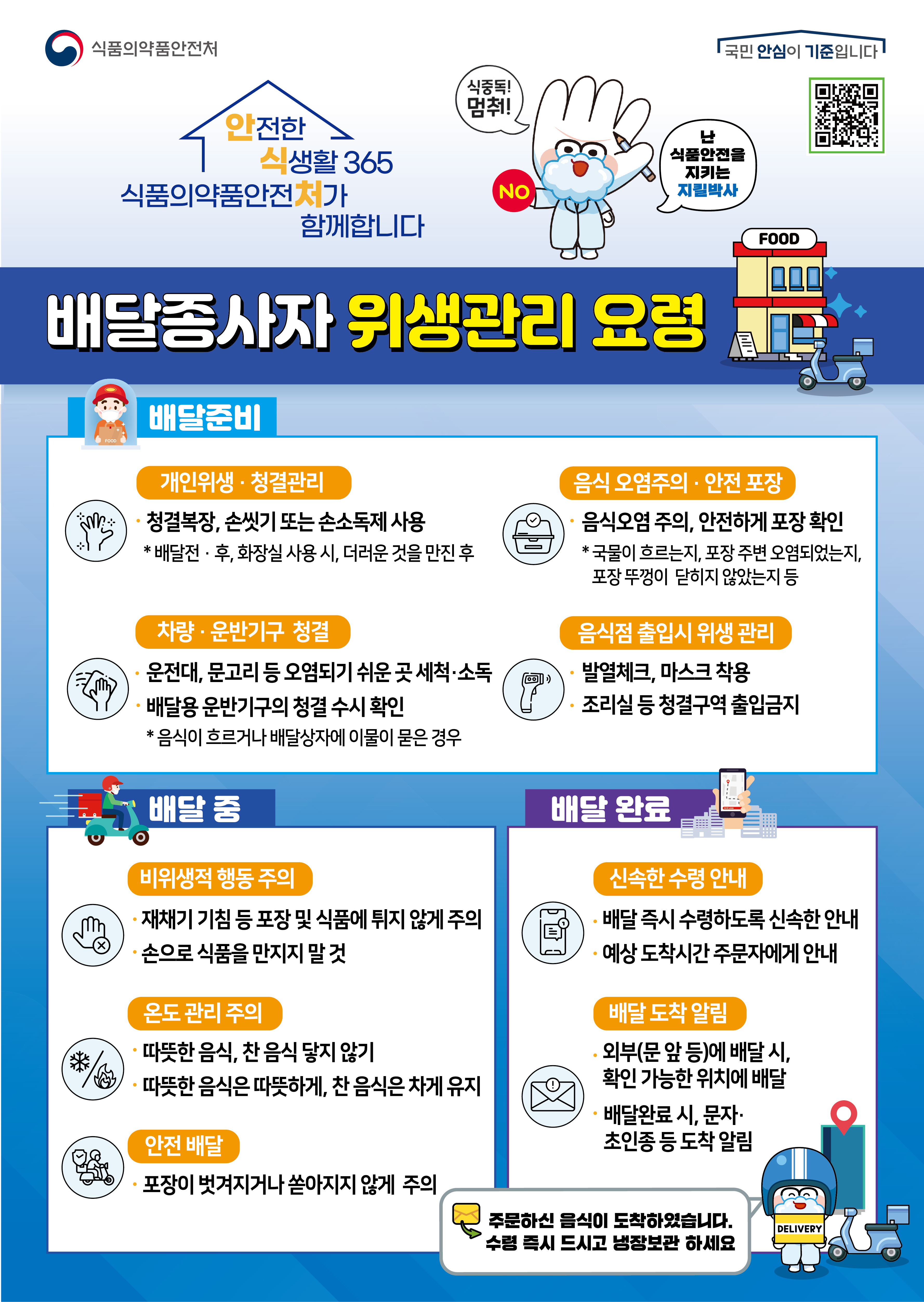 배달종사자_위생관리_요령 첨부 이미지