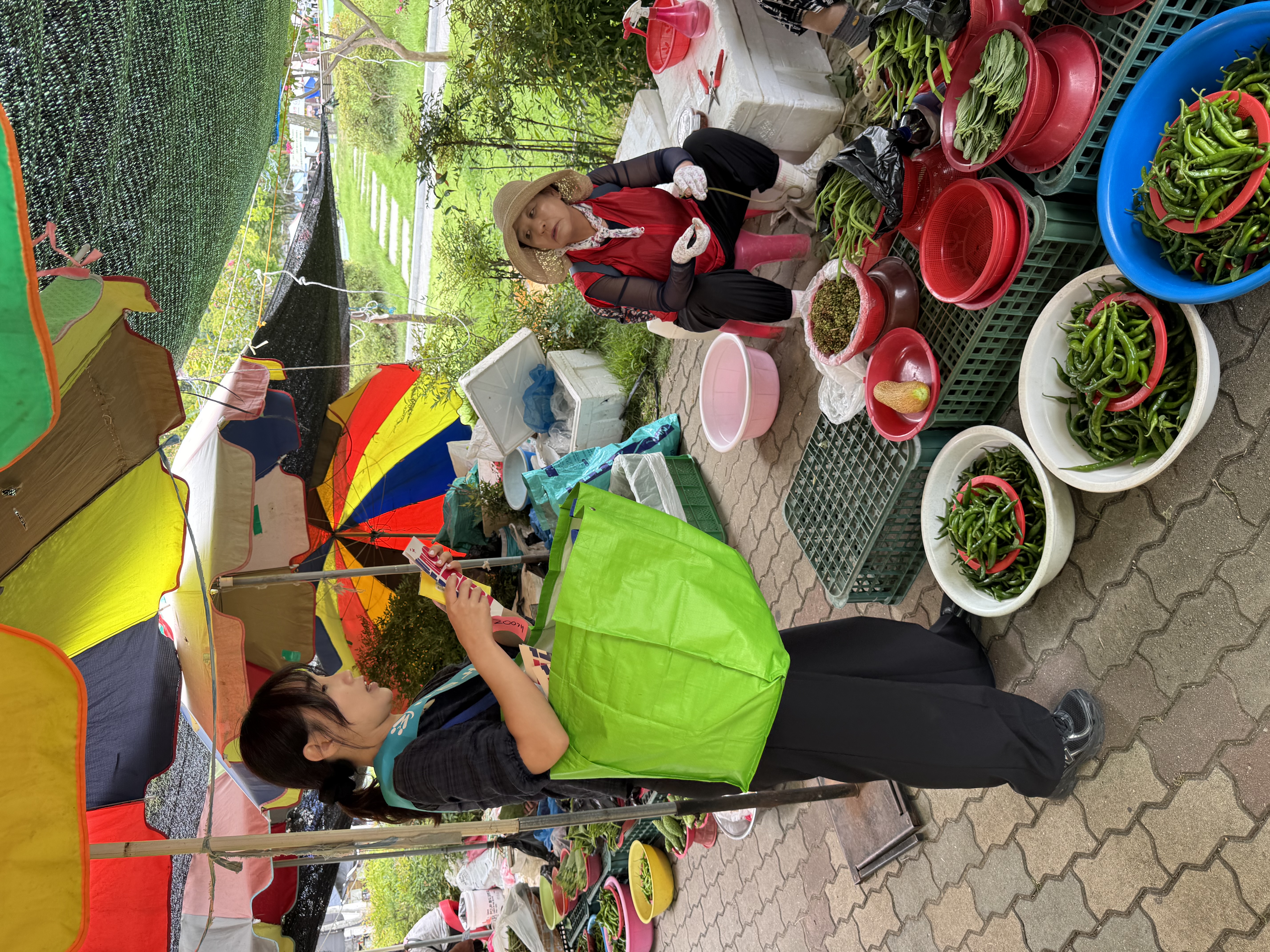 구평장 (요일장) 구직상담 및 홍보활동 첨부 이미지