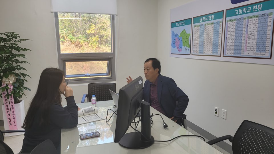 1:1 진학상담실  전경 첨부 이미지