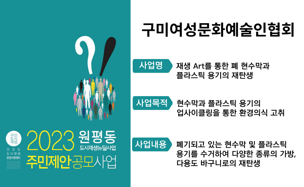 2023년 원평동 도시재생 주민제안공모사업 선정결과 공지 첨부 이미지