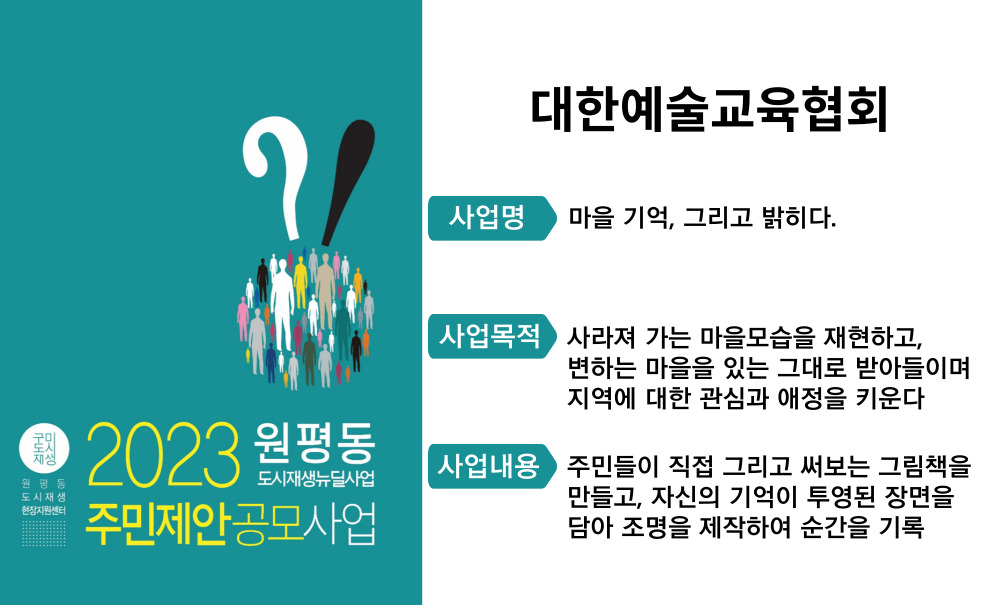 2023년 원평동 도시재생 주민제안공모사업 선정결과 공지 첨부 이미지