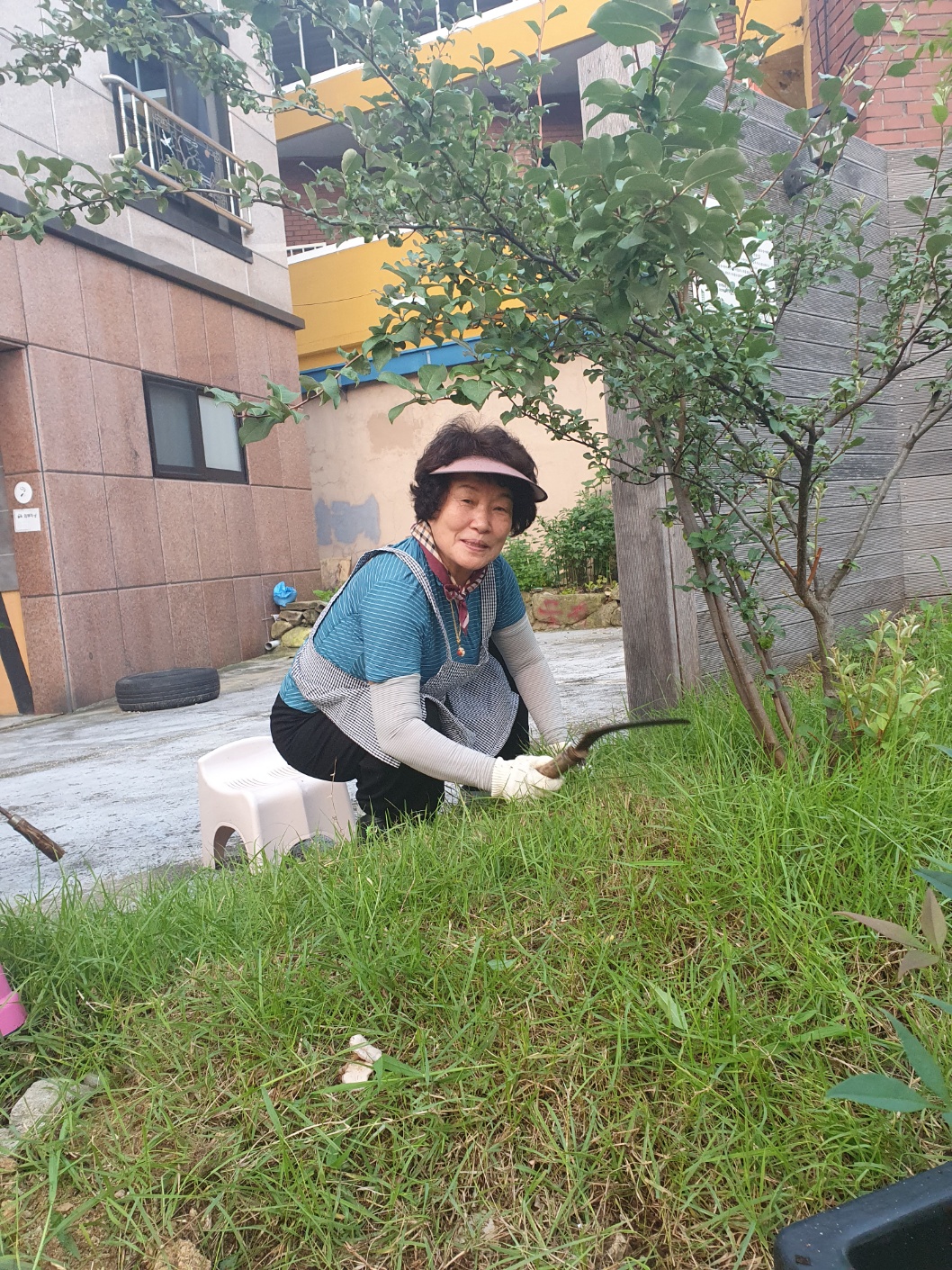 [선주원남동] 문화마당 제초 현장 스케치 첨부 이미지