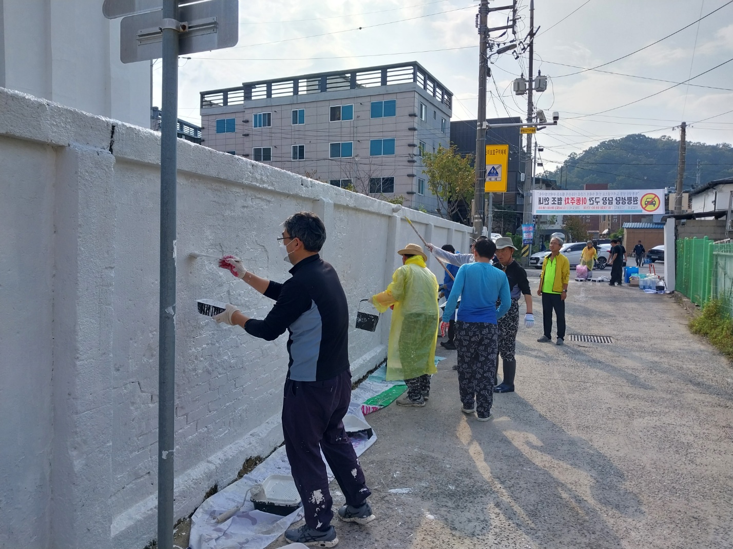 [선주원남동] ‘구미아트팩토리’ 원평성당 담장도색 현장스케치 첨부 이미지