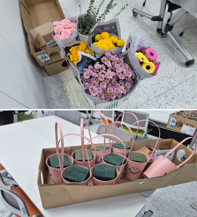 [금오시장] 2026 금오시장 일원 도시재생 공동체 활성화 프로그램 - 미니 꽃바구니 만들기 첨부 이미지