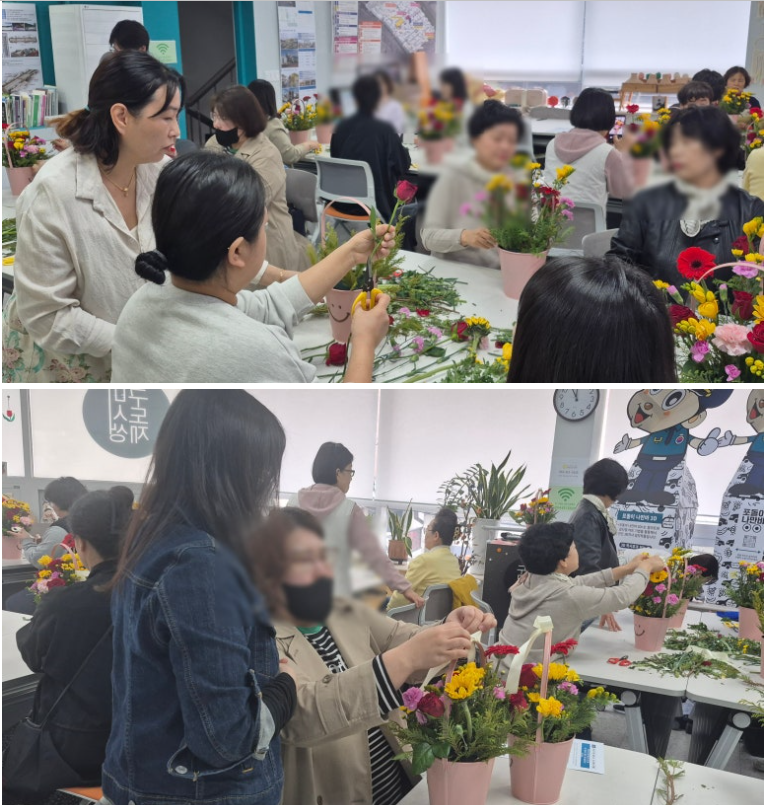[금오시장] 2026 금오시장 일원 도시재생 공동체 활성화 프로그램 - 미니 꽃바구니 만들기 첨부 이미지