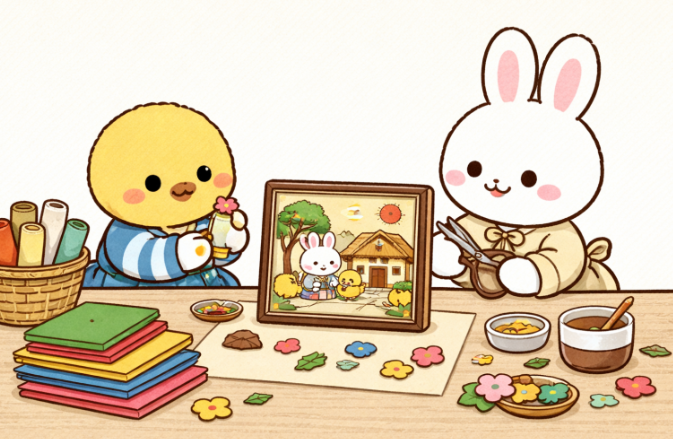 [금오시장] 2026 금오시장 일원 도시재생 공동체 활성화 프로그램 - 닥종이 공예 첨부 이미지