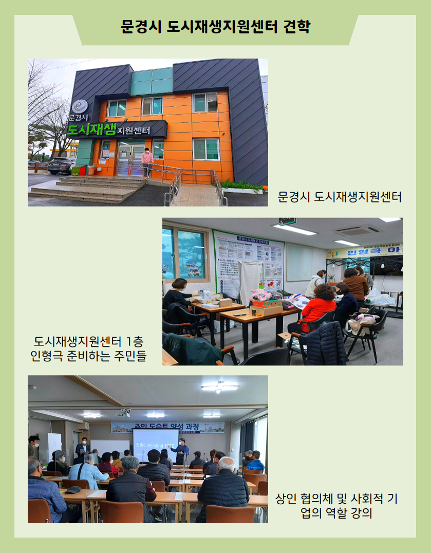 금오시장 주민협의체 역량강화 \'문경시도시재생\' 현장 견학 첨부 이미지