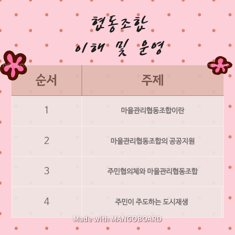 [선주원남동] 도시재생뉴딜 주민역량강화 사업 _ 마을학교 (2회차) 첨부 이미지